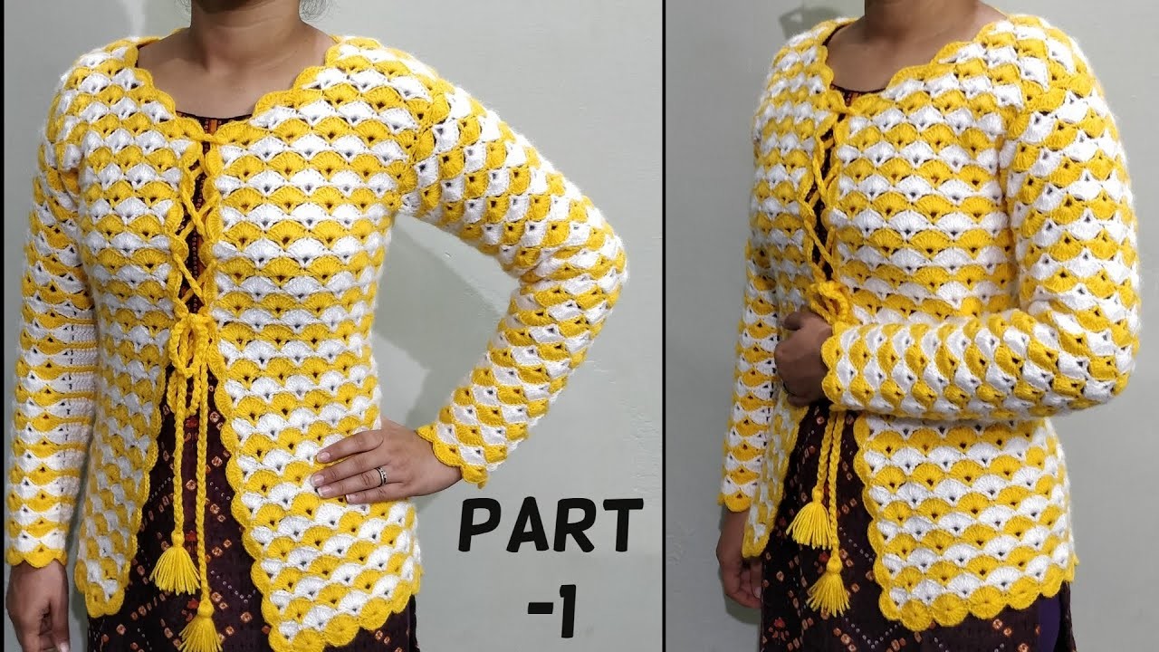 Very Beautiful Crochet Jacket || Ladies Crochet Jacket || Crochet Cardigan || क्रोशिया जैकेट