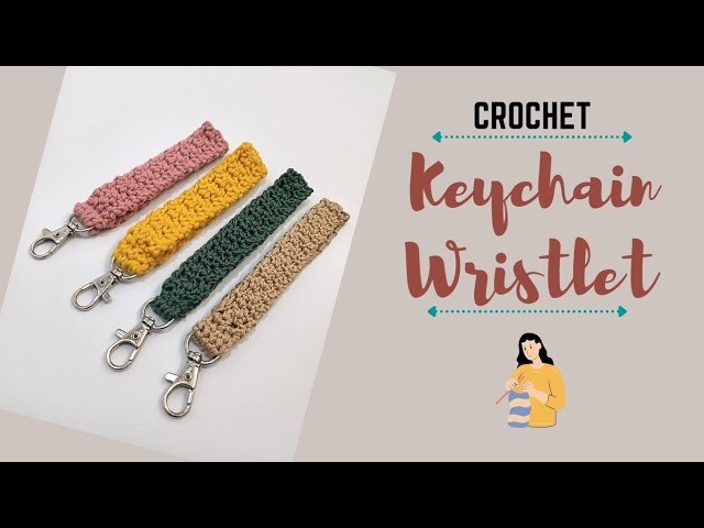 Crochet Keychain Wristlet