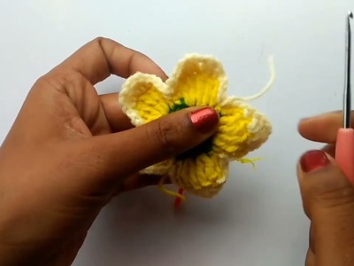 Crotchet Flowers # Woolen flowers # woolen art # woolen design # crochet