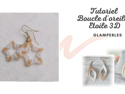 ???? Boucles d'oreilles Etoile 3 D ????