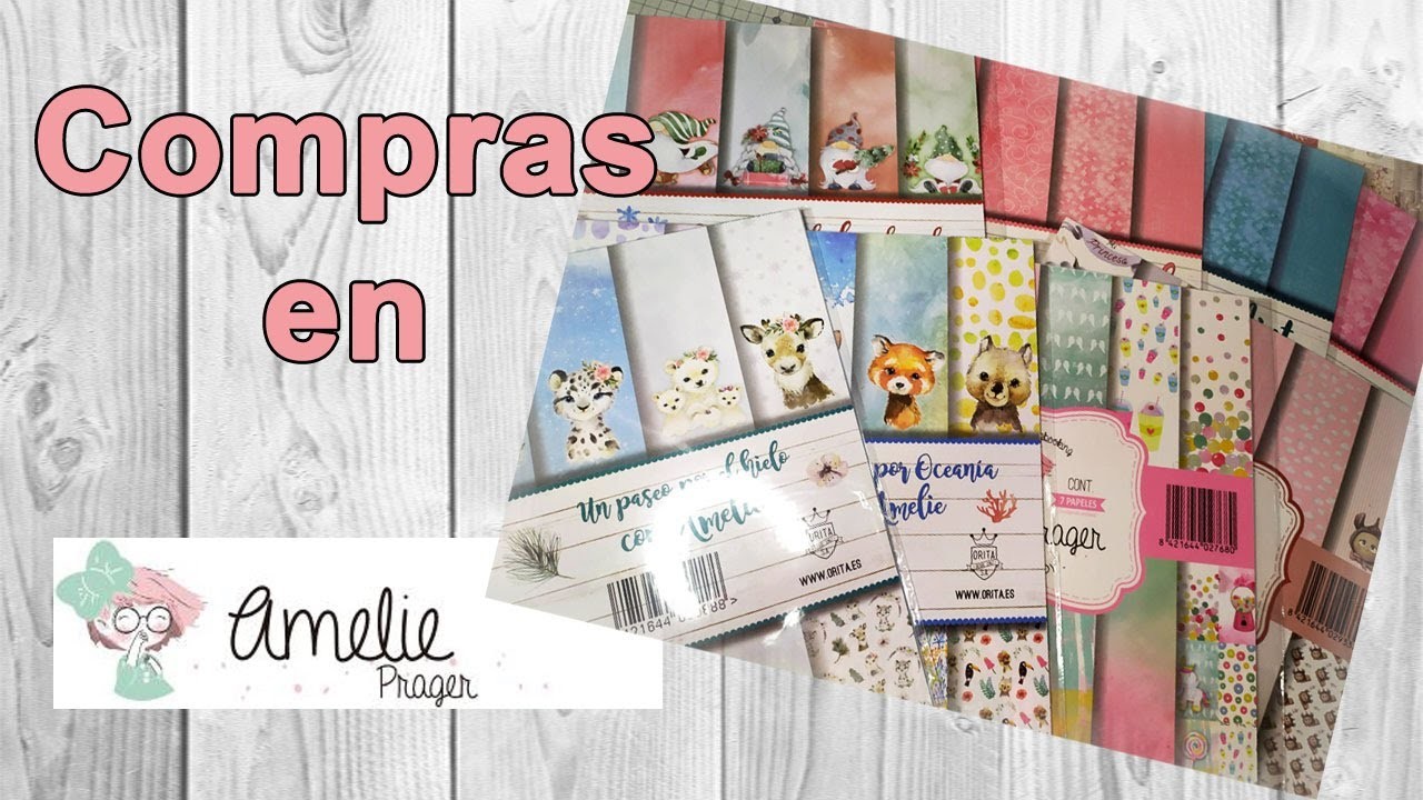 Compras de scrapbooking en Amelie Prager