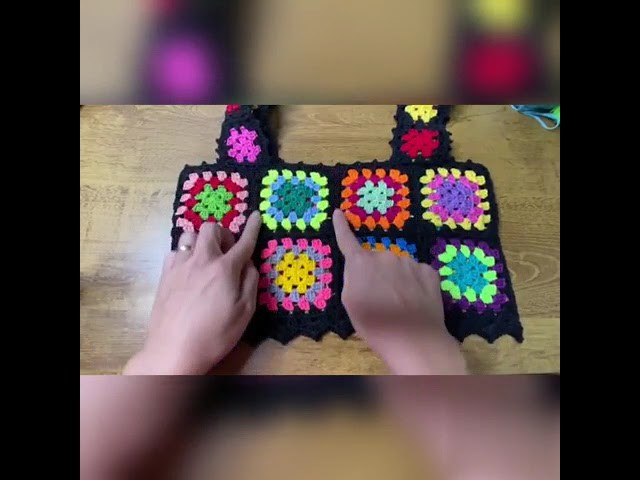 CROPPED EM CROCHET #SHORTS