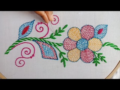 Hand Embroidery Latest Nokshi Katha Design Patterns #220,নকশী কাঁথার ডিজাইন,नक्शी कंठा डिजाइन