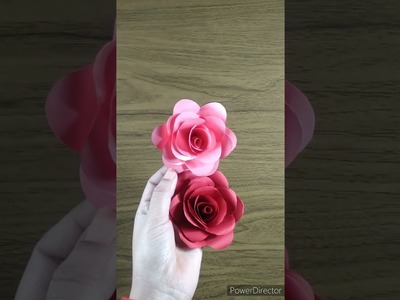 How to make paper flower. rose flower