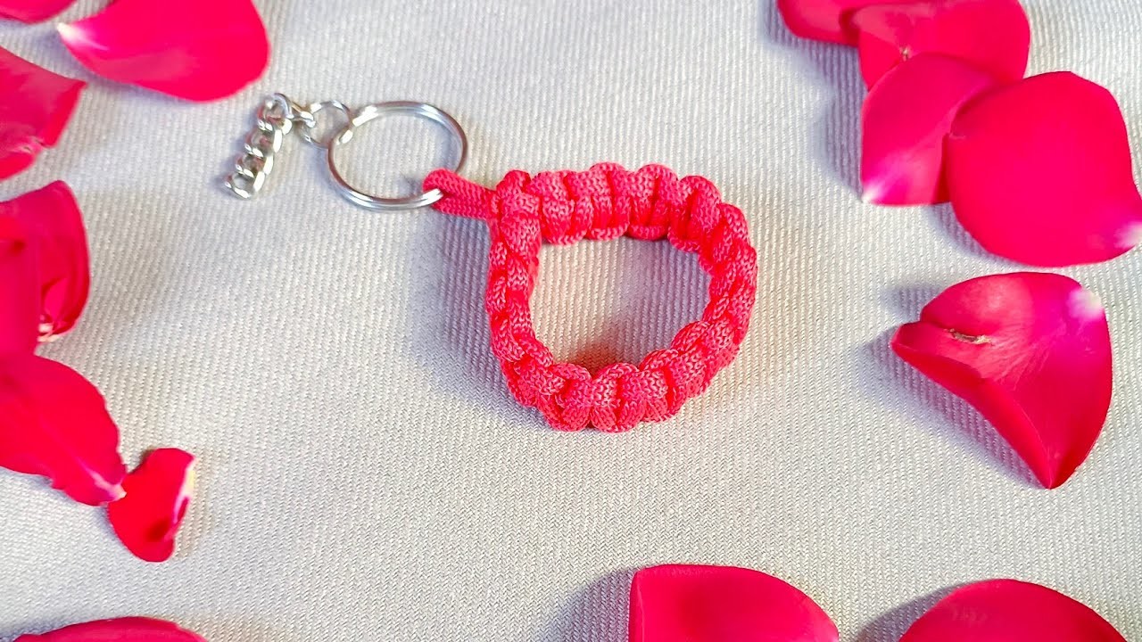 Macrame Keychain Alphabet "O" | Macrame Keychain Tutorial