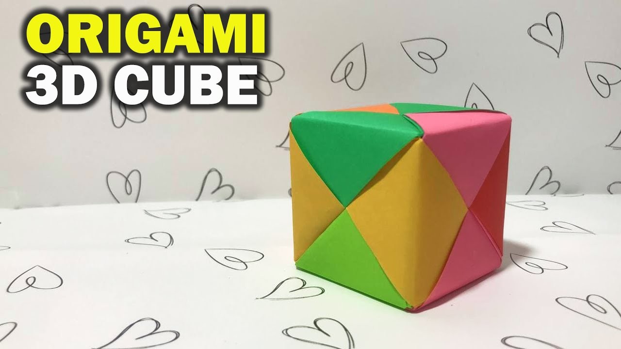 ORIGAMI 3D CUBE | WIJAYANTI OFFICIAL