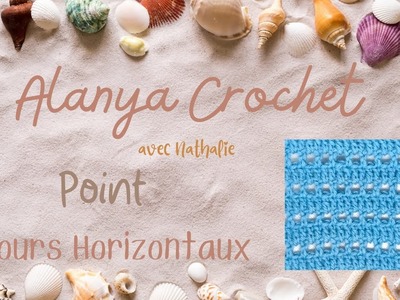 Point Crochet : Point Jours Horizontaux, Très Simple et Facile !