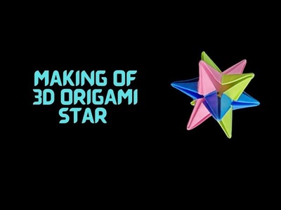 #Shorts 3D ORIGAMI STAR