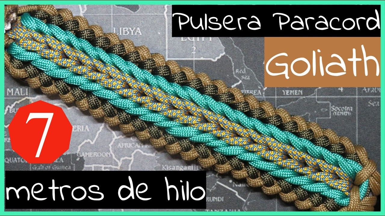 This Massive Pulsera Paracord GOLIATH Gruesa is AWESOME! - TUTORIAL