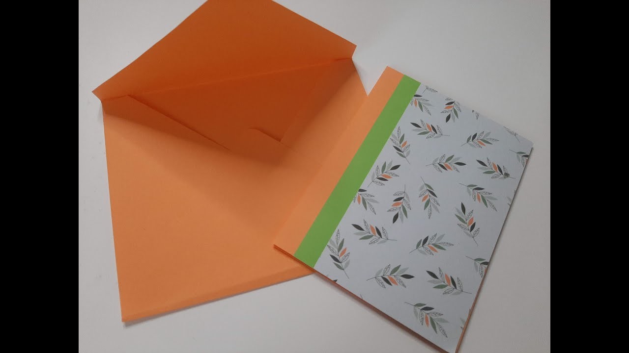 Tuto enveloppes pour cartes réalisées avec la technique OSW