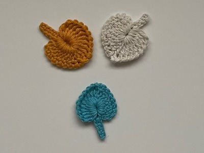 Crochet - Designer leaf