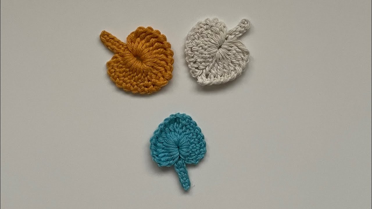 Crochet - Designer leaf