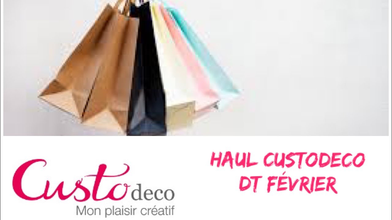 Haul Custodeco nouveautés scrapbooking et homedeco DIY Artemio