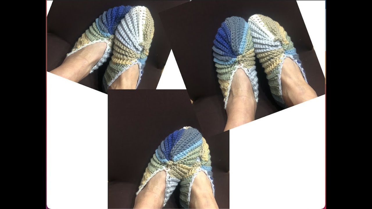 Tuto chausson toute taille au crochet