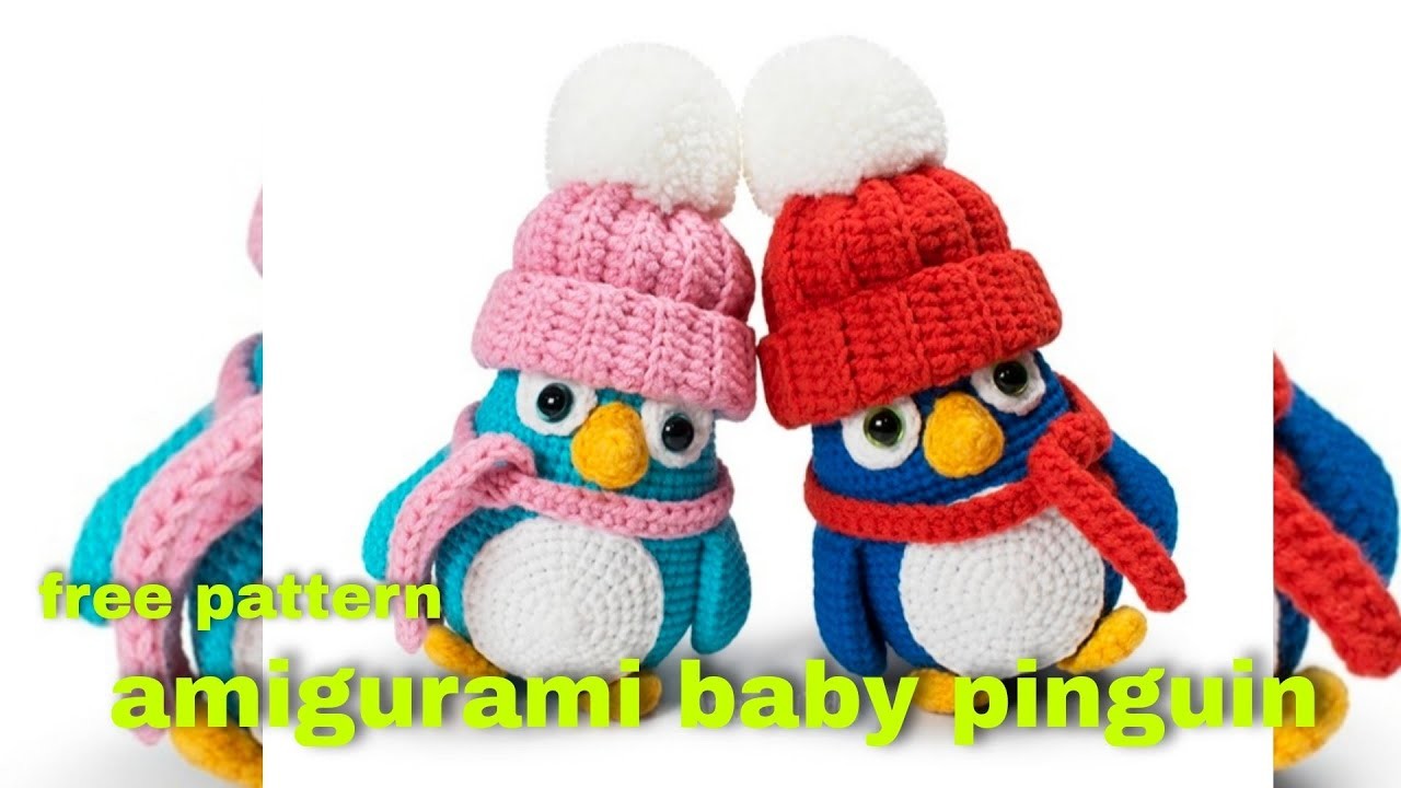 Amigurami baby pinguin free pattern