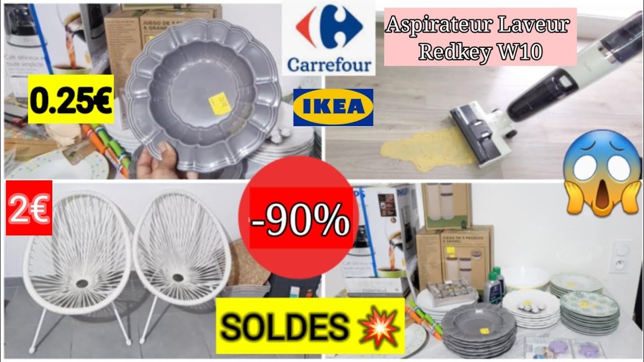 BIG HAUL???? SPÉCIAL SOLDES -90% MEGA BONPLAN. ASPIRATEUR LAVEUR #REDKEYW10 28.01.22 #HAUL #soldes