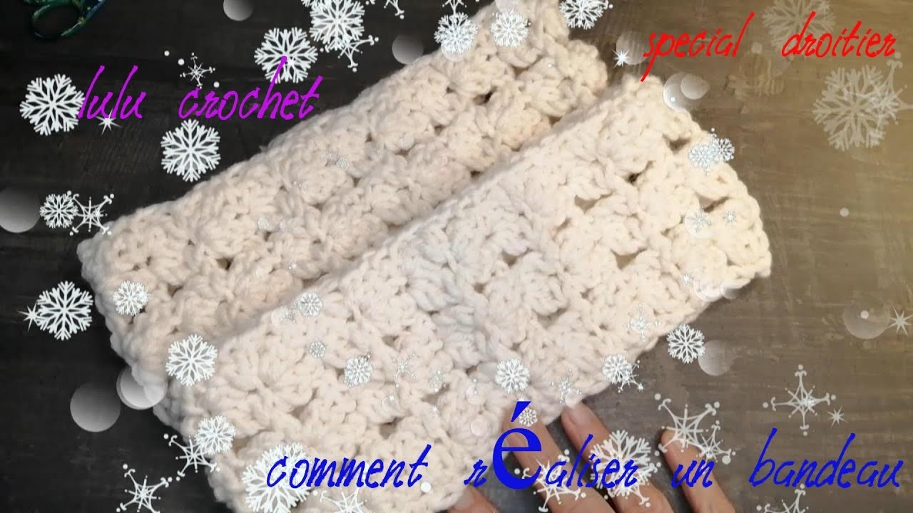 Comment réaliser un bandeau spécial [droitier]