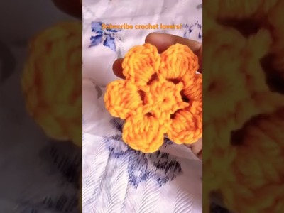 Crochet flower #ytshorts