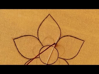 Hand Embroidery Flower Designs, Very Easy Flower Embroidery Technique & Tricks,সহজে  ফুল সেলাই করুন