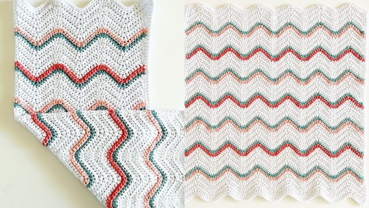 Crochet Tulip Ripple Blanket