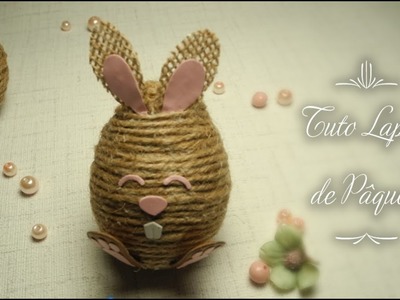 Tuto Lapin de Pâques en ficelle et un die Action ! facile