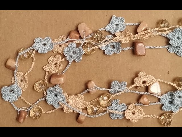 Tutorial: Collar de Flores de Crochet