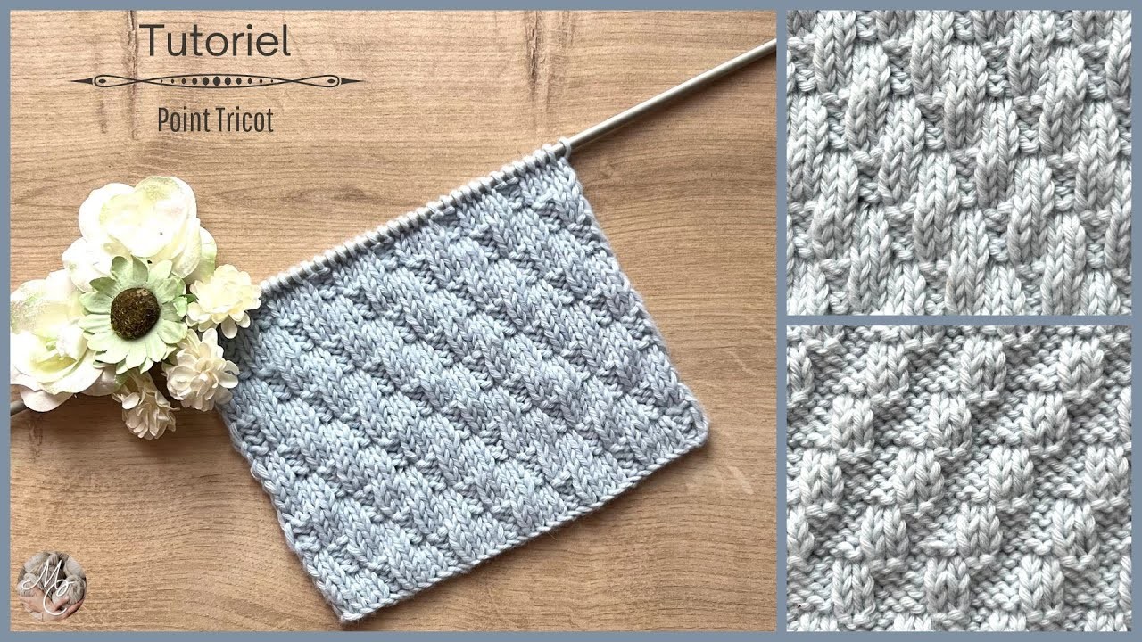 #298 DÉBUTANT ✅ - Tutoriel point très SIMPLE au Tricot - Maïlane - #knitting #tutorial
