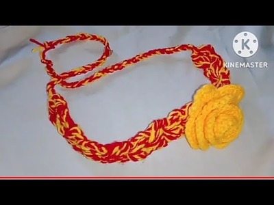 How to crochet headband | easy crochet headband | woolen headband. উলের হেডব্যান্ড।