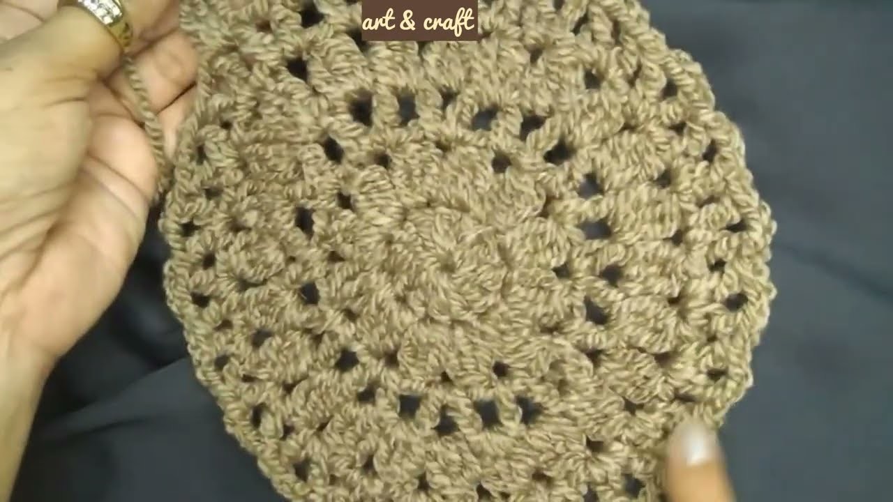 How to make round#circle crochet bag#sling bag