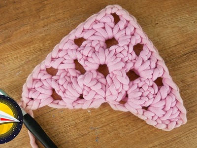 Bases du Granny | Apprendre à crocheter | Bases pour un châle triangulaire