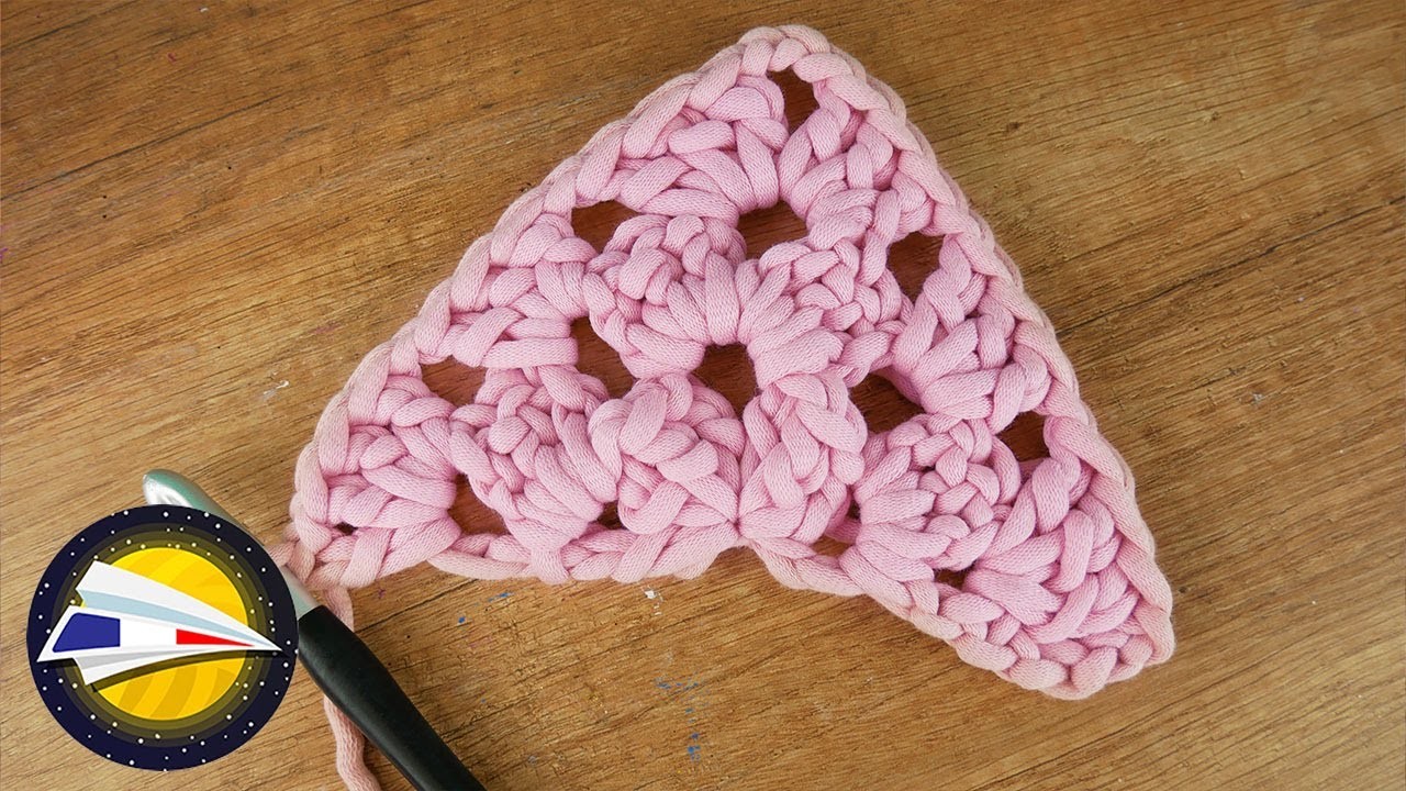 Bases du Granny | Apprendre à crocheter | Bases pour un châle triangulaire