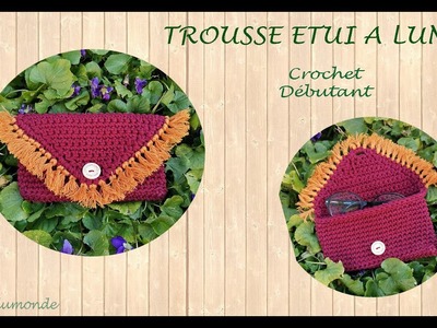 Faire un Etui à Lunette au Crochet ???????? Tuto Niveau Débutant ????‍????????‍♀️????