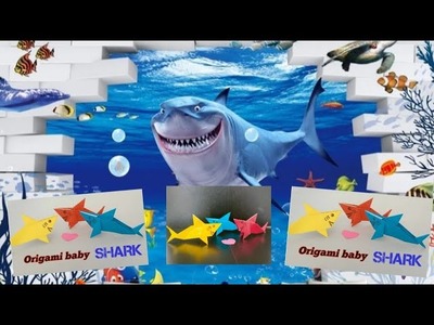 Origami Baby Shark | Origami Shark | Origami Hiu