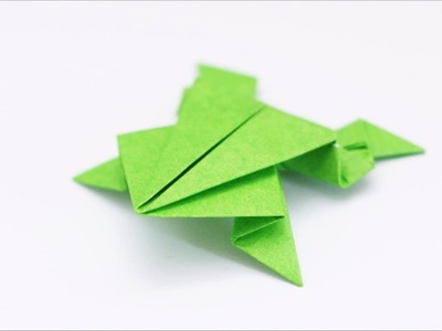 ORIGAMI JUMPING FROG