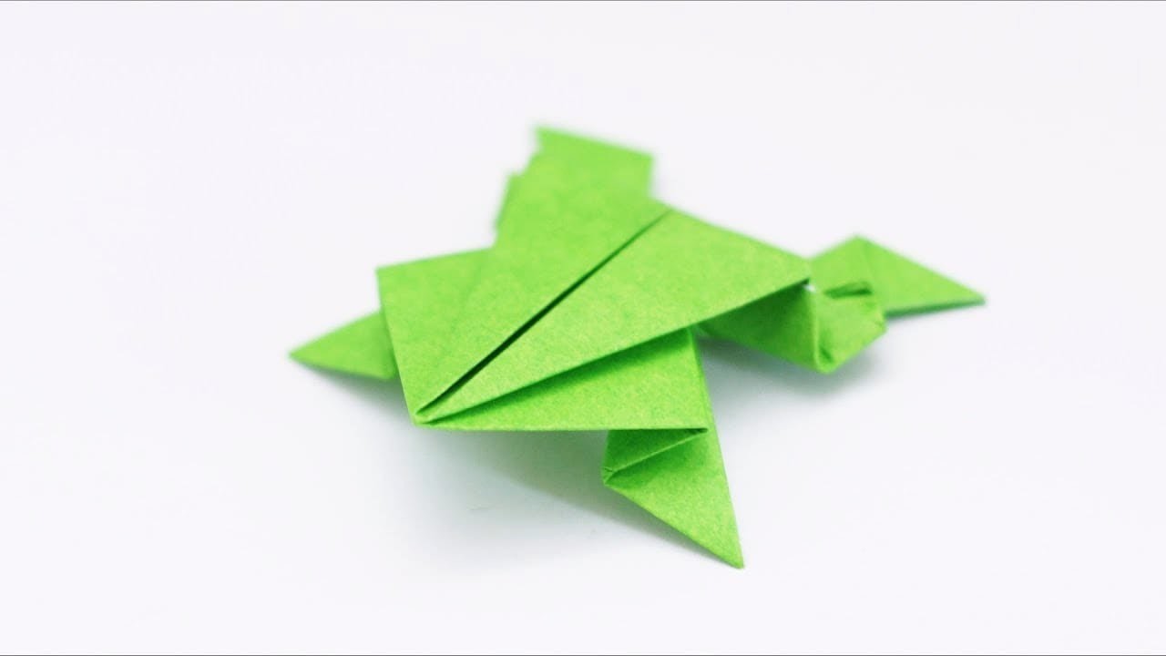 ORIGAMI JUMPING FROG