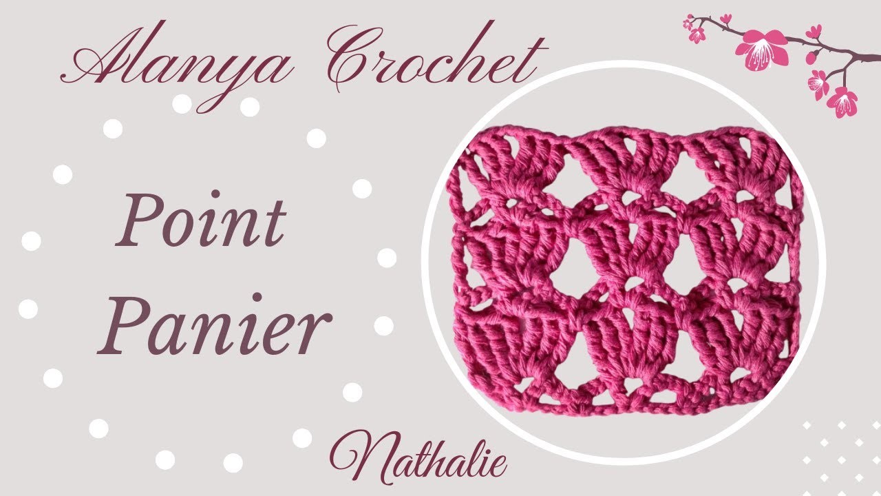 Point Crochet : Point Panier Simplement !