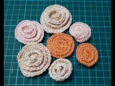 Rosas Rococó al Crochet #rosastejidas#rosasrococo#tejidocrochet