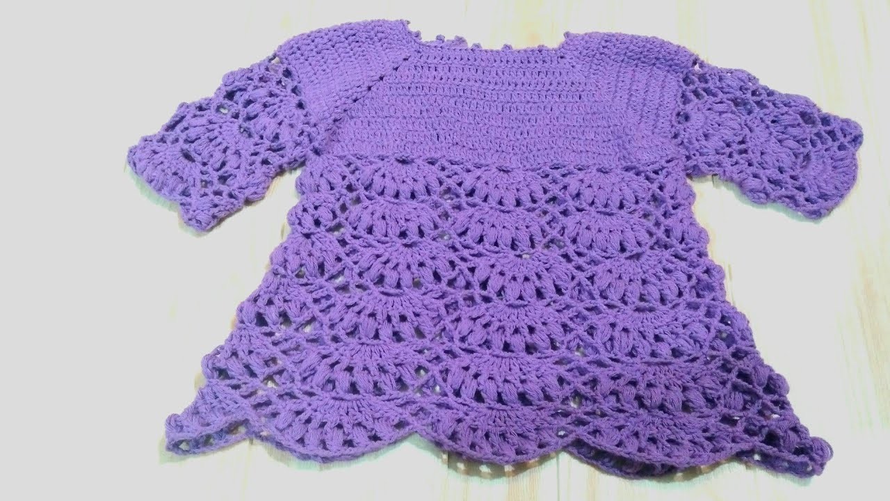 Jersey chambrita niña a crochet  parte 2