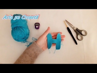 Litera H Croșetată! Lecția 1:Realizare! #vlog1  #vlog #art  #passion  #crochet #handmade
