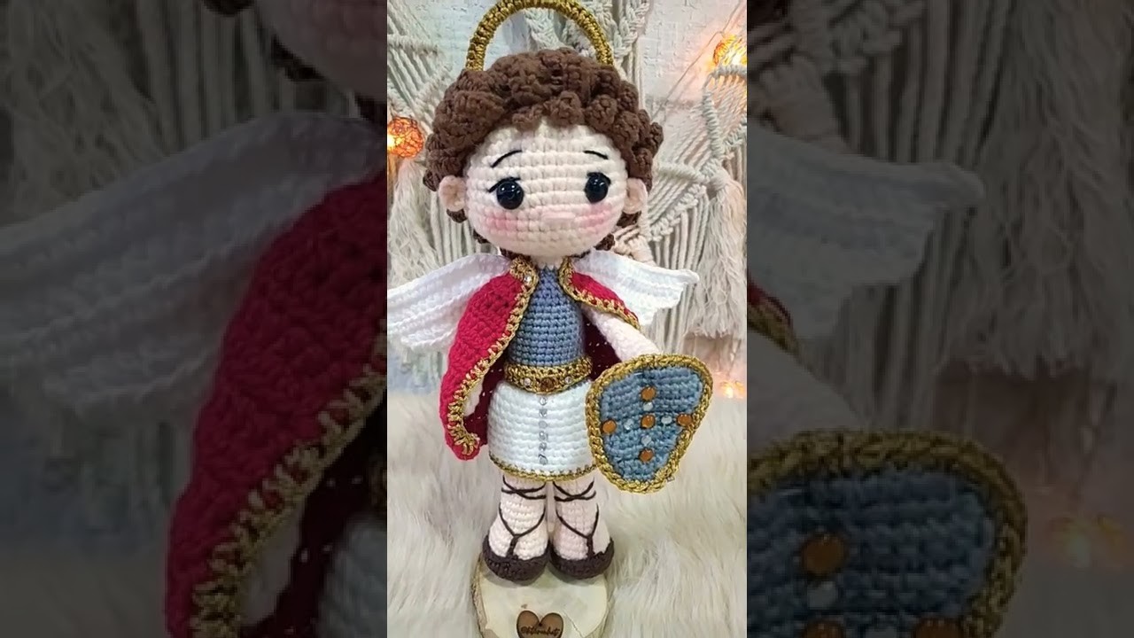Arcangel San Miguel amigurumi  #crochetlovers #crochet