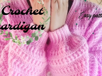 Crochet cardigan