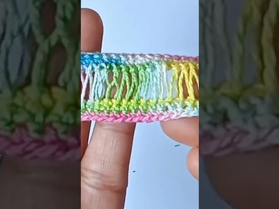 Crochet of bracelet