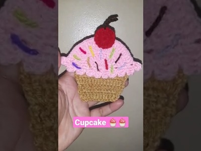 Cupcake tejido a crochet ????????????