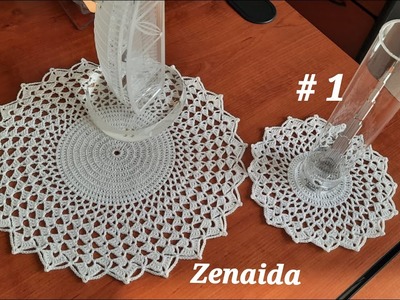 Mantelito En Crochet #1 #zenaida