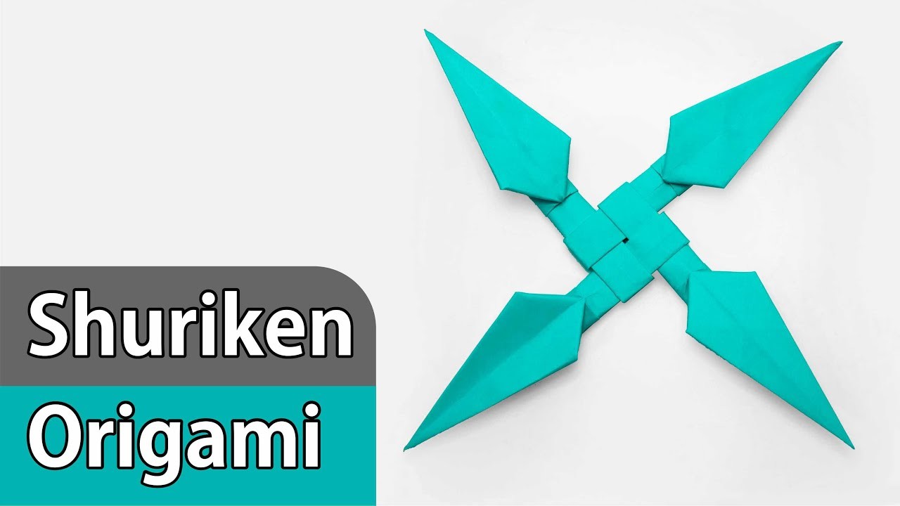 Origami Ninja Star Kunai. Shuriken