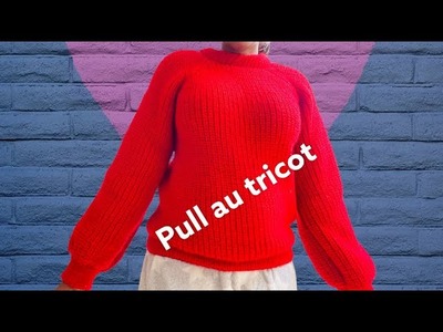 Pull top down au tricot femme toutes tailles.Pull manches raglan au tricot sans couture 2.2.
