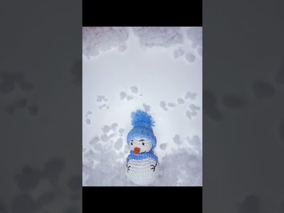 Amigurumi Snowman Free Pattern #shorts #amigurumi #amigurumidoll #crochet #diy #amigurumitube