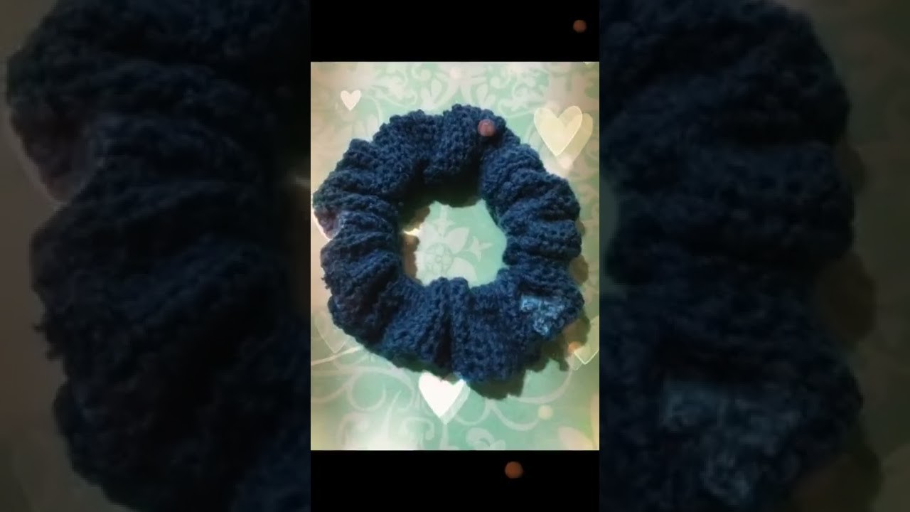 Crochet scrunchies