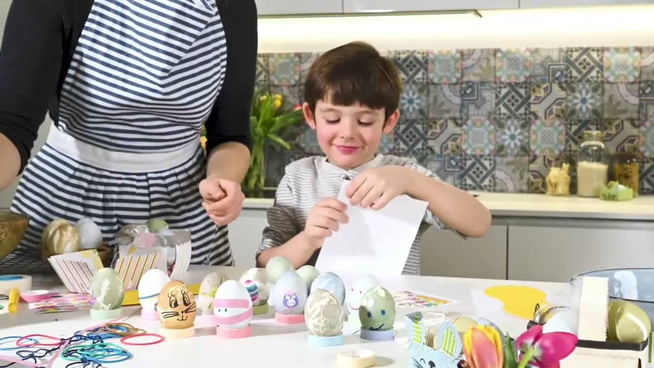 DIY de Pâques : de jolis oeufs de Pâques décorés avec une astuce 100% naturelle