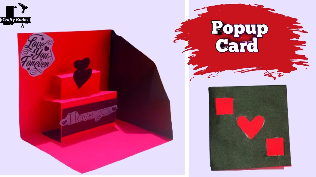 Popup Card | Popup valentines card | Diy popup card